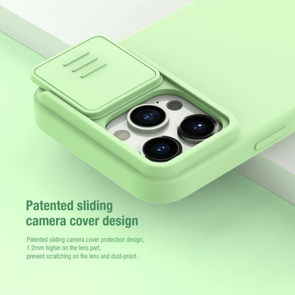 Torbica Nillkin CamShield Silky za iPhone 15 Pro 6.1 crna