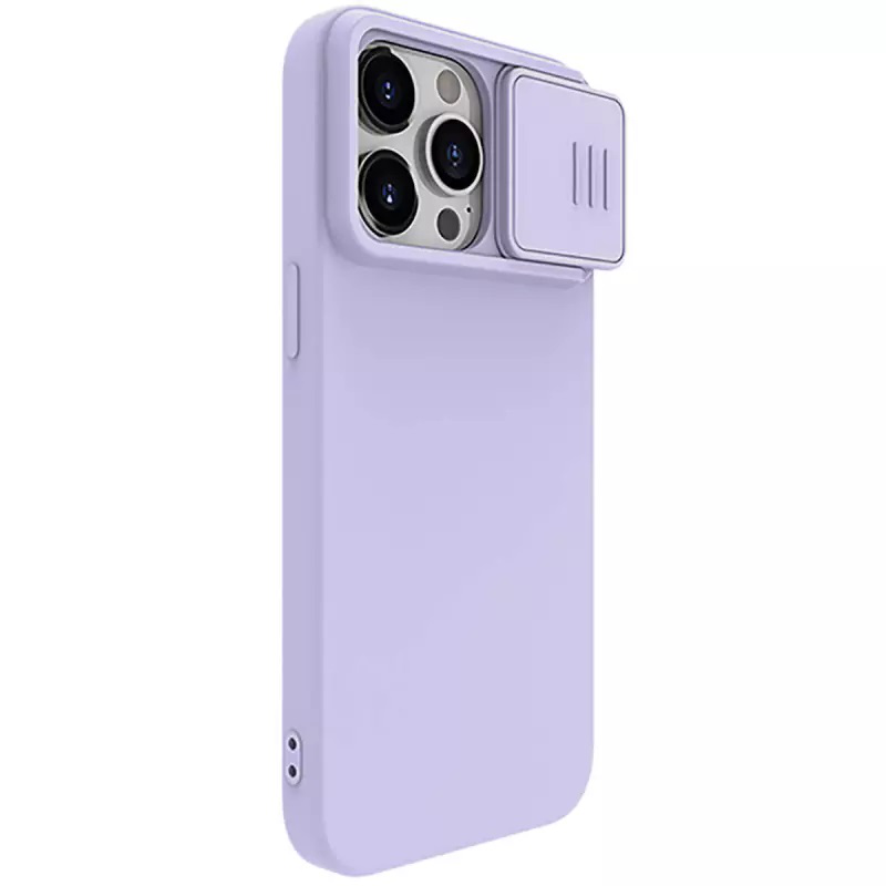 Torbica Nillkin CamShield Silky za iPhone 15 Pro 6.1 ljubicasta