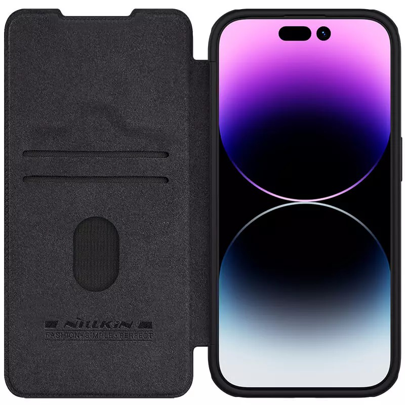 Torbica Nillkin Qin Pro za iPhone 15 Pro 6.1 crna