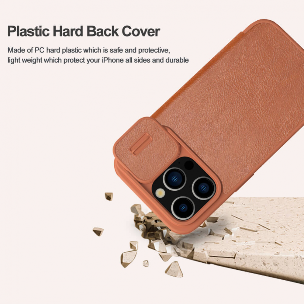 Torbica Nillkin Qin Pro za iPhone 15 Pro 6.1 crna