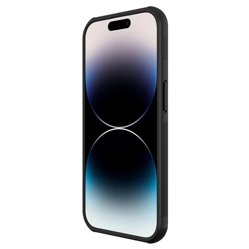 Torbica Nillkin Scrub Pro za iPhone 15 Pro 6.1 (sa otvorom za logo) crna