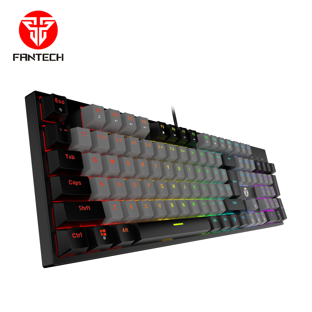 Tastatura Mehanicka Gaming Fantech MK886 RGB Atom siva (Blue switch)