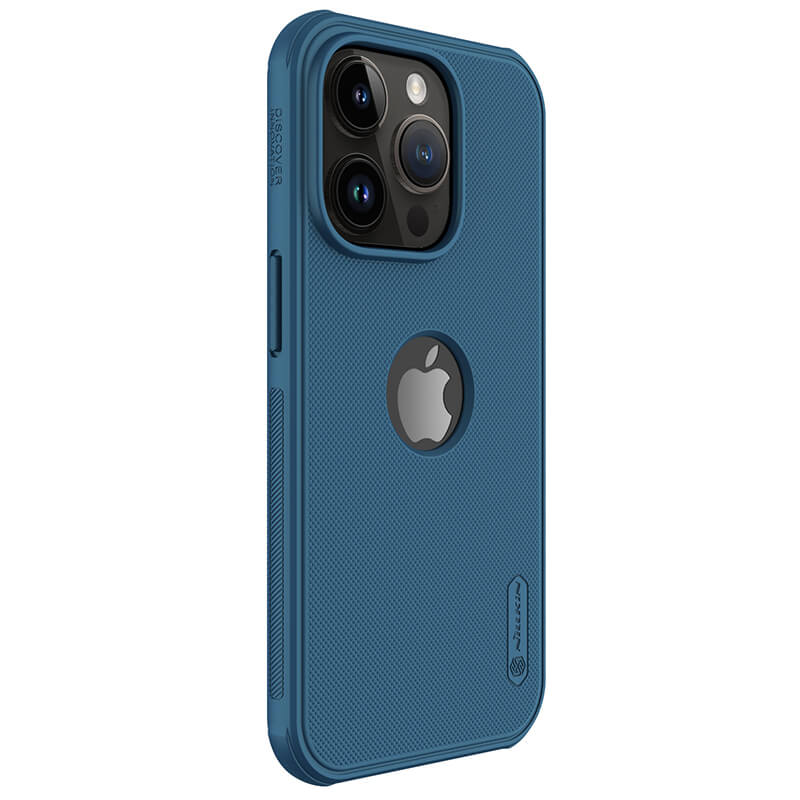 Torbica Nillkin Scrub Pro za iPhone 15 Pro Max 6.7 (sa otvorom za logo) plava