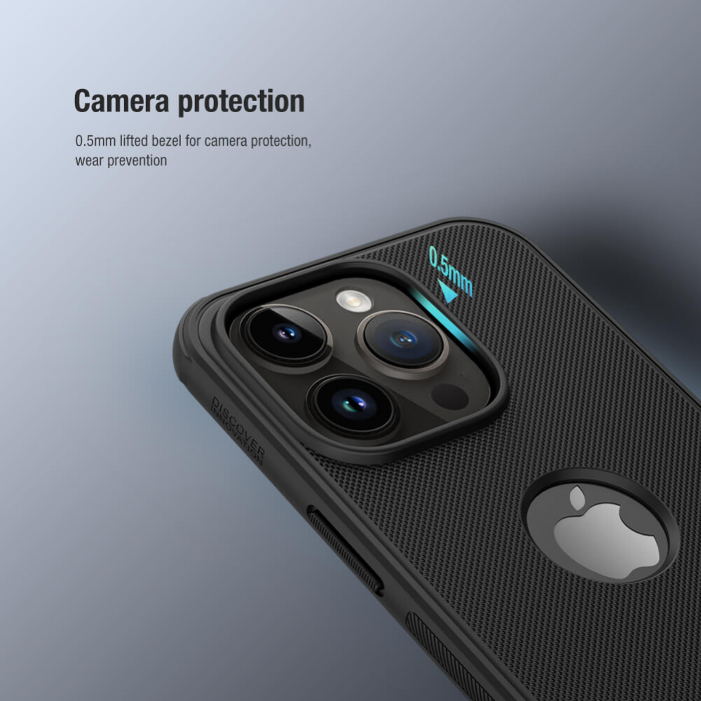 Torbica Nillkin Scrub Pro za iPhone 15 Pro Max 6.7 (sa otvorom za logo) plava