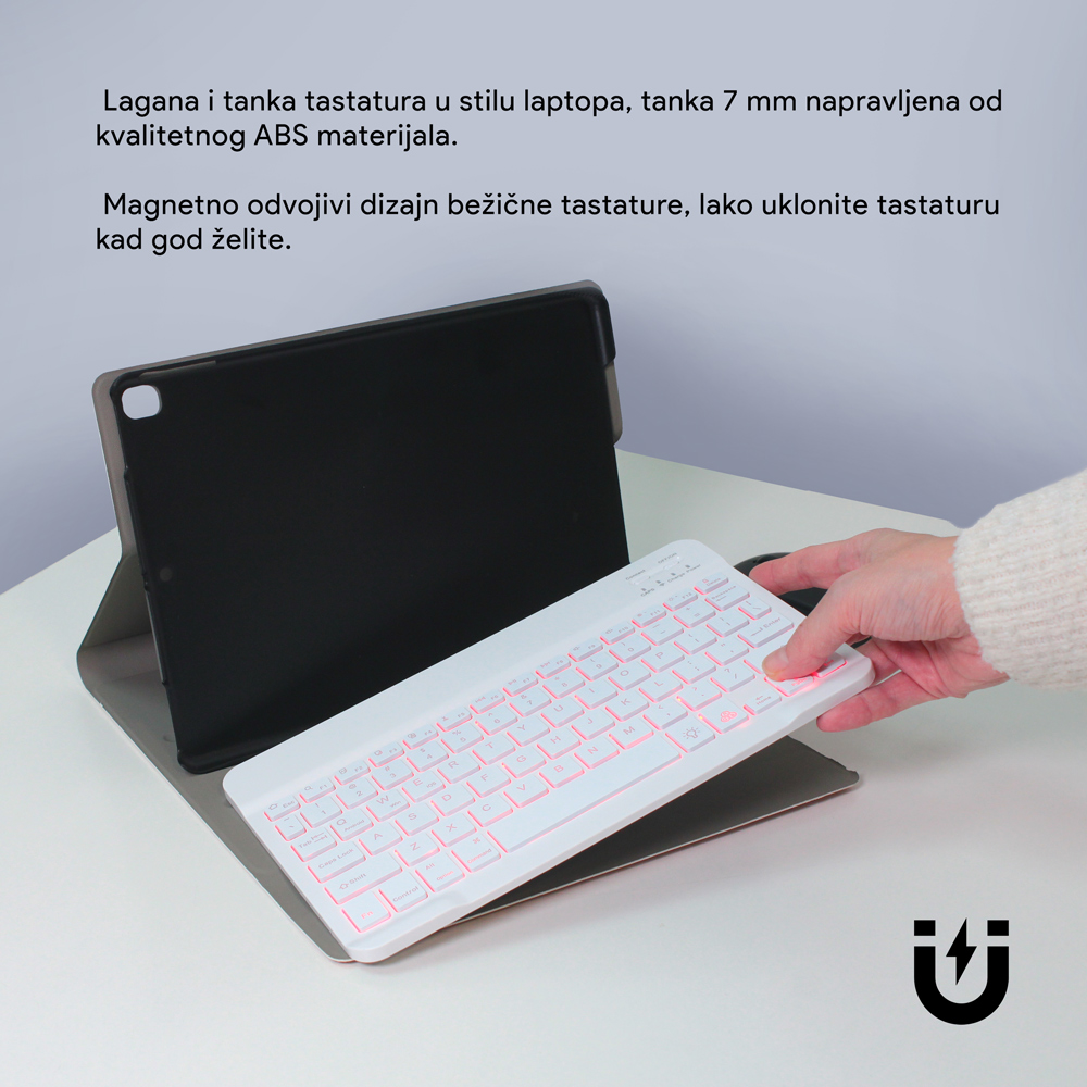 Futrola sa tastaturom i misem za iPad 10.2 2019/2020/2021 bez