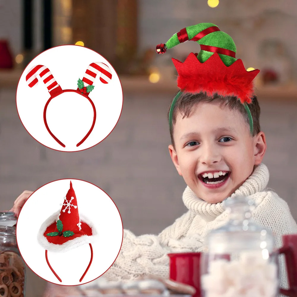 Novogodisnji ukras Rajf za kosu Deda Mraz