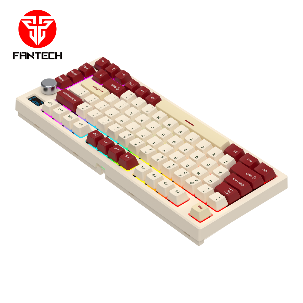 Tastatura Mehanicka Gaming Fantech MK910 RGB Vibe Maxfit 81 Royal Prince Wireless (Yellow switch)
