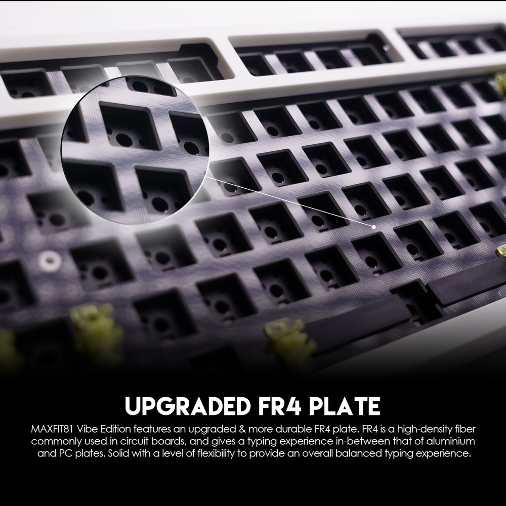 Tastatura Mehanicka Gaming Fantech MK910 RGB Vibe Maxfit 81 Royal Prince Wireless (Yellow switch)
