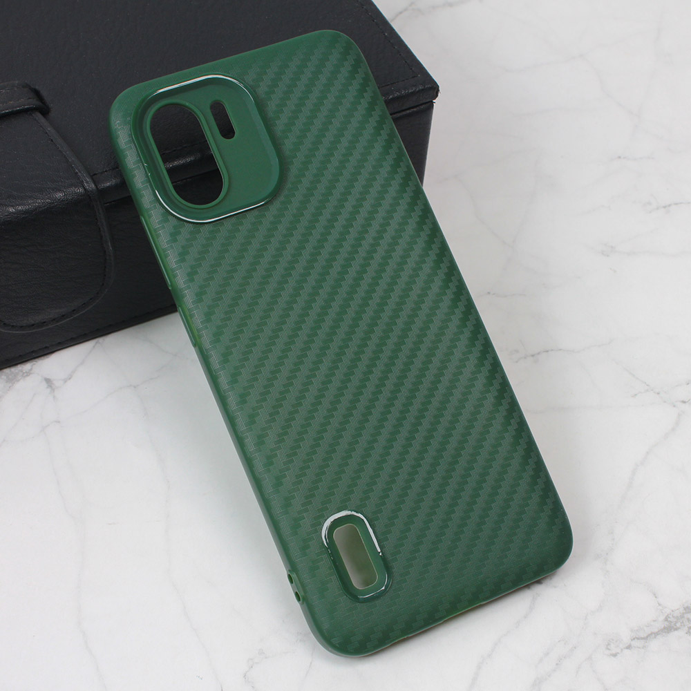Torbica Carbon Stripe za Xiaomi Redmi A1 zelena