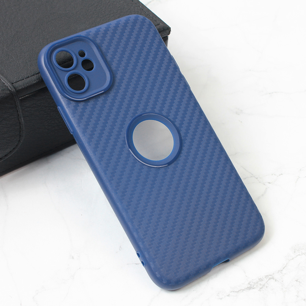 Torbica Carbon Stripe za iPhone 11 6.1 plava