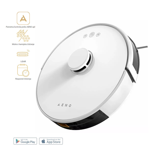 Aeno robot usisivac RC2S beli