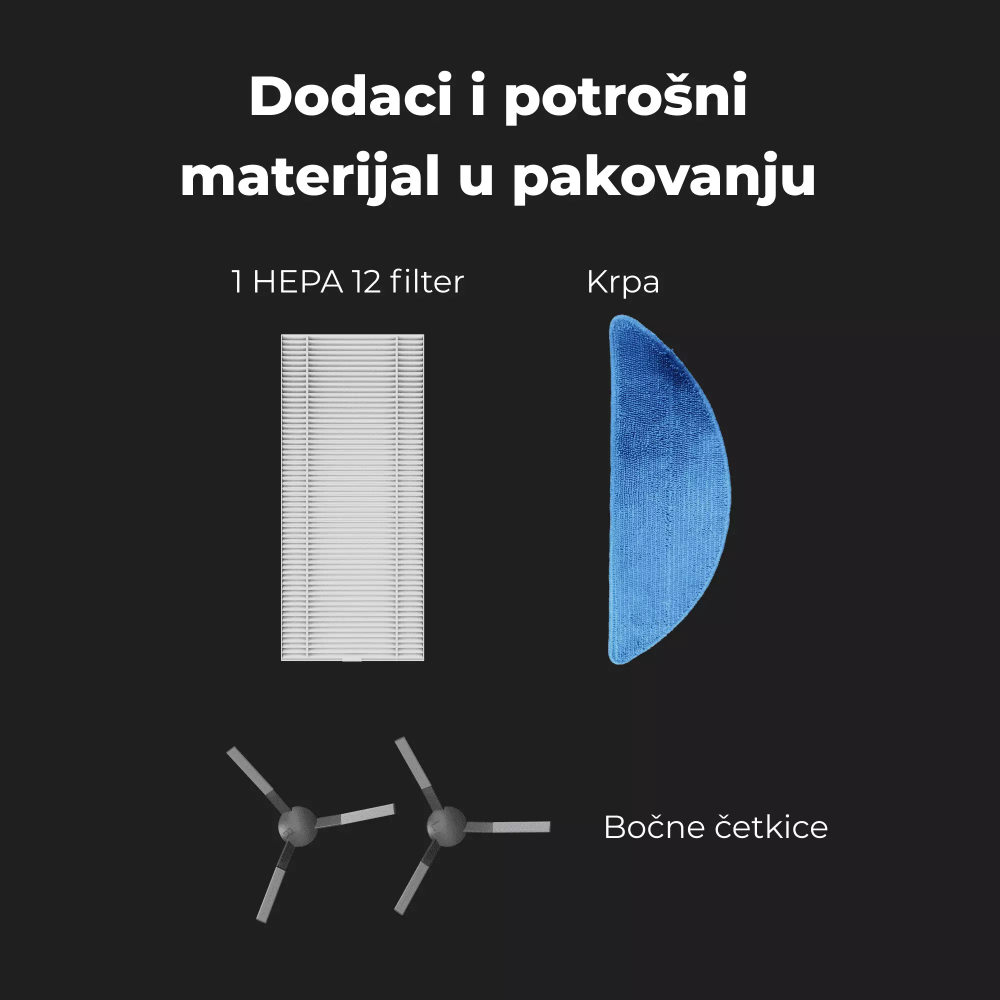 Aeno robot usisivac RC2S beli