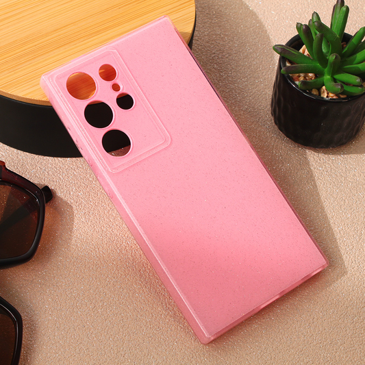 Torbica Sparkle Dust za Samsung S928B Galaxy S24 Ultra roze