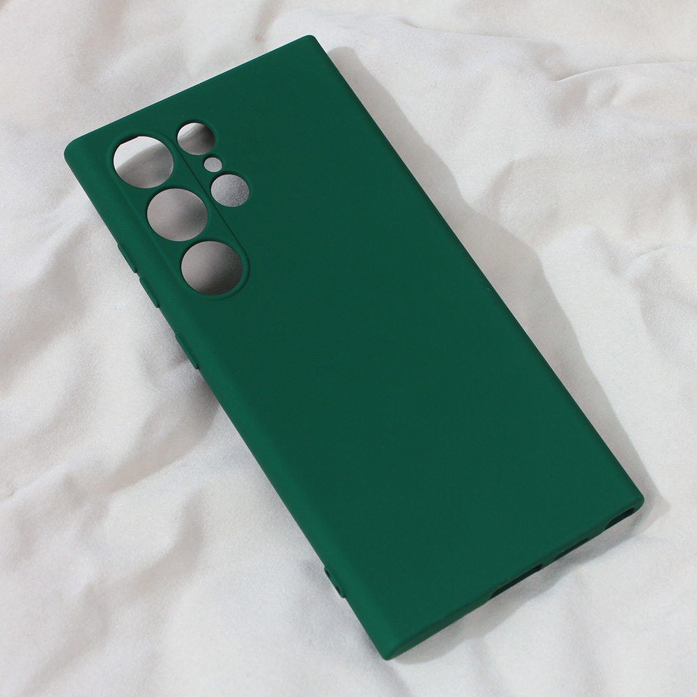 Torbica Teracell Soft Velvet za Samsung S928B Galaxy S24 Ultra tamno zelena