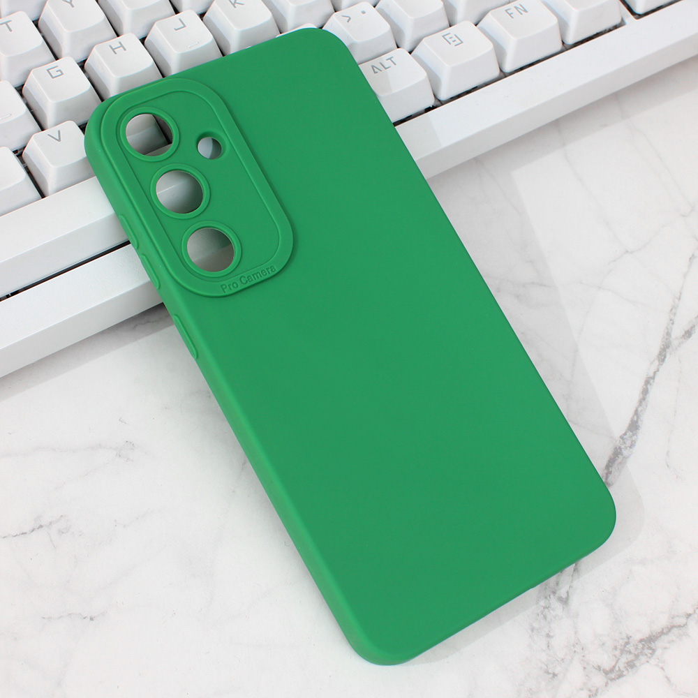 Torbica Silikon Pro Camera za Samsung S926B Galaxy S24 Plus zelena
