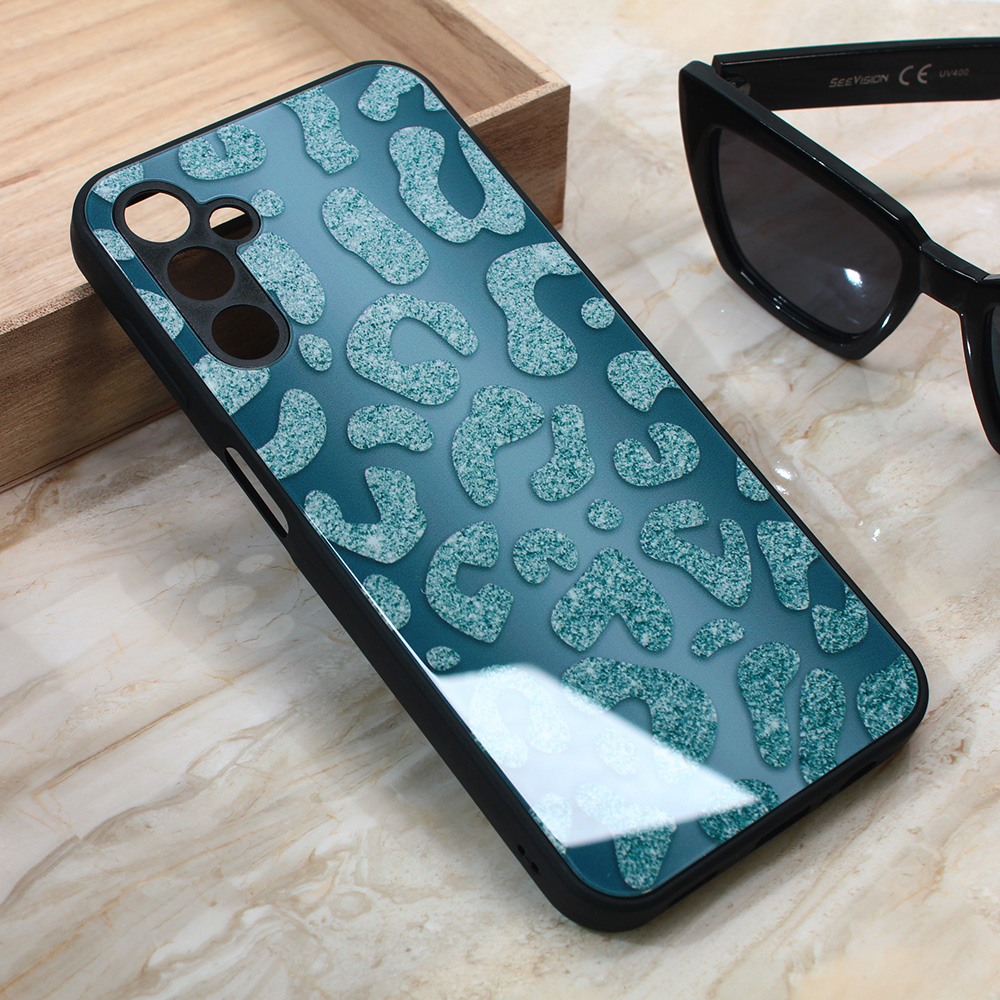 Torbica Shiny glass za Samsung A245F Galaxy A24 4G plava