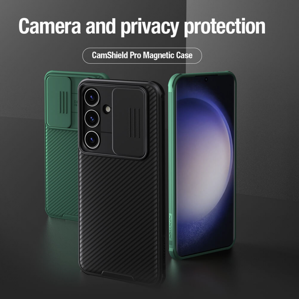 Torbica Nillkin CamShield Pro Magnetic za Samsung S921B Galaxy S24 zelena