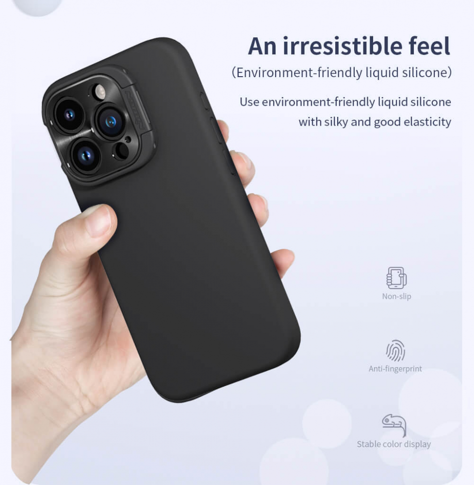Torbica Nillkin Lens Wing Magnetic za iPhone 15 Pro 6.1 crna