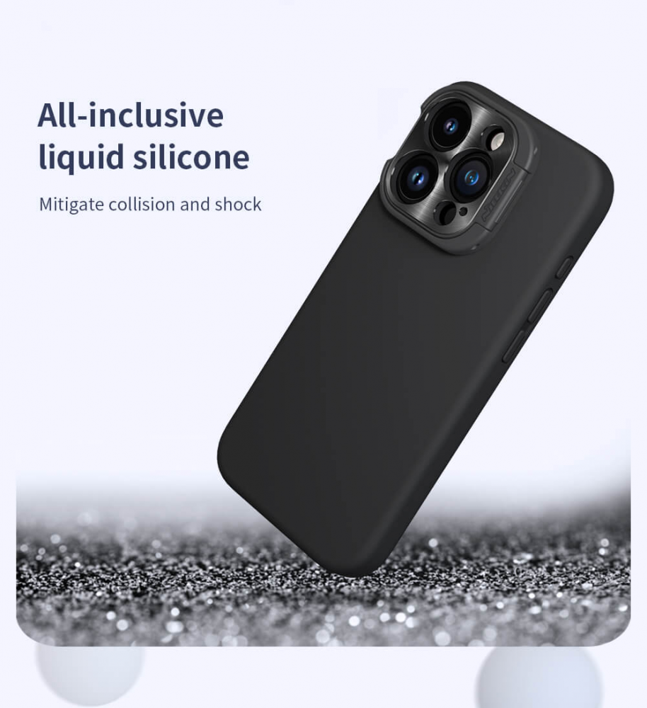 Torbica Nillkin Lens Wing Magnetic za iPhone 15 Pro 6.1 crna