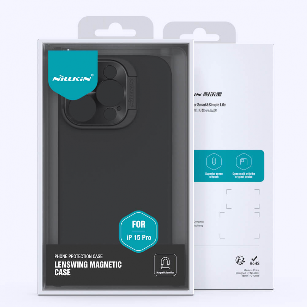 Torbica Nillkin Lens Wing Magnetic za iPhone 15 Pro 6.1 ljubicasta