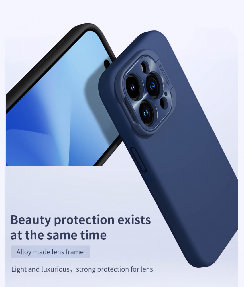 Torbica Nillkin Lens Wing Magnetic za iPhone 15 Pro 6.1 plava