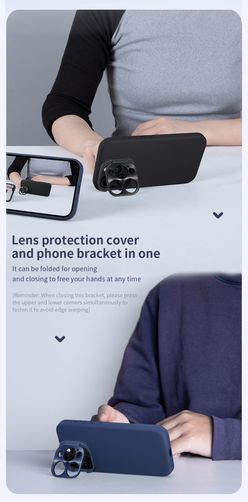 Torbica Nillkin Lens Wing Magnetic za iPhone 15 Pro 6.1 zelena