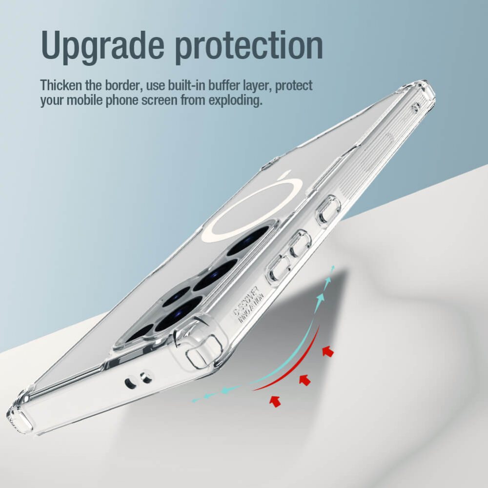 Torbica Nillkin Nature Pro Magnetic za Samsung S928B Galaxy S24 Ultra transparent