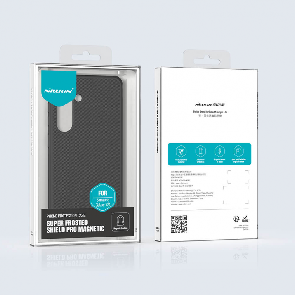 Torbica Nillkin Scrub Pro Magnetic za Samsung S921B Galaxy S24 crna