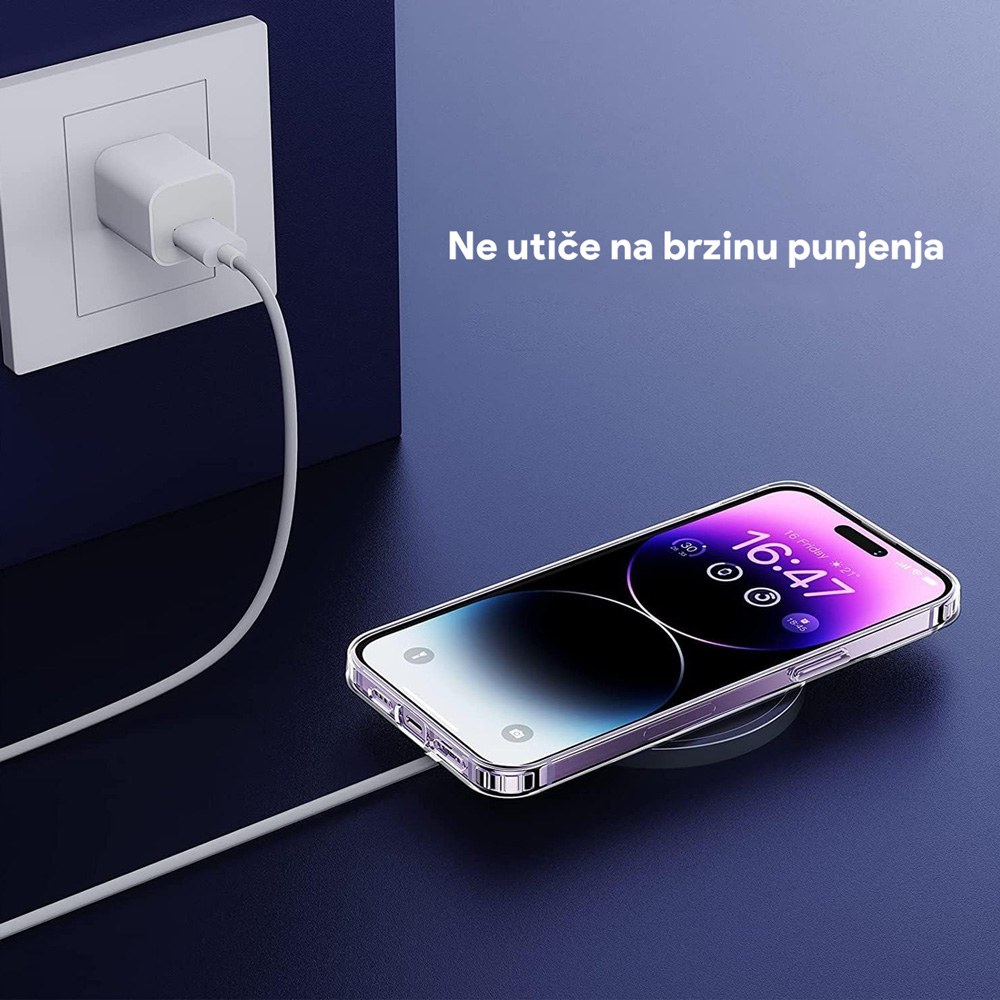 Torbica Magsafe za iPhone 15 Pro Max 6.7 transparent (IC)