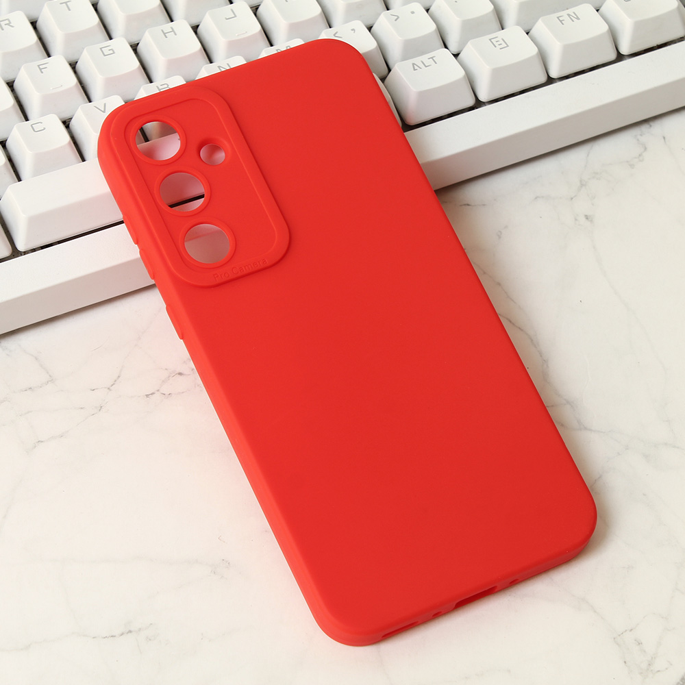 Torbica Silikon Pro Camera za Samsung A356B Galaxy A35 5G crvena