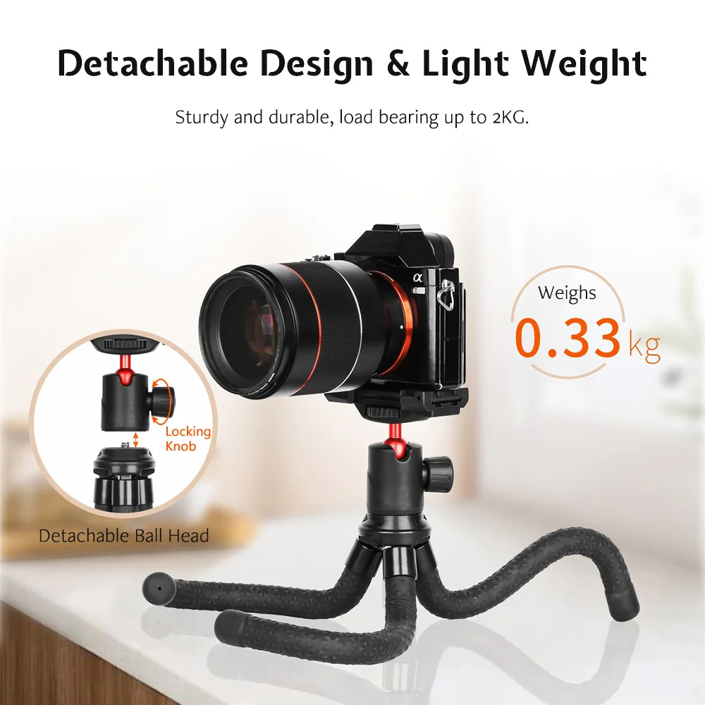 Fleksiblni tripod Kingjoy KT-660 + drzac za telefon