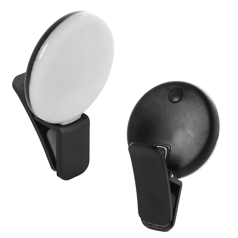 LED selfie stipaljka crna