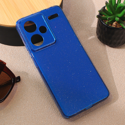 Torbica Sparkle Dust za Xiaomi Redmi Note 13 Pro Plus tamno plava