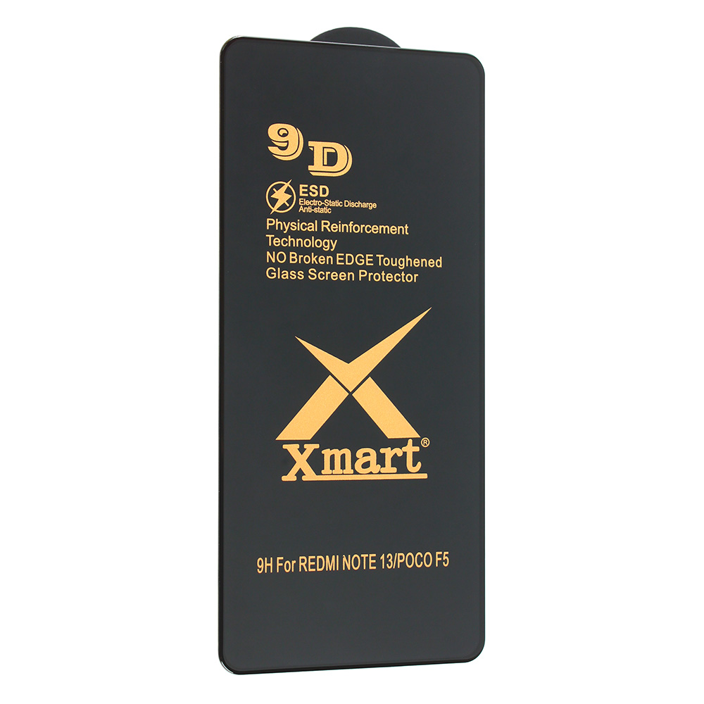 Zastitno staklo Tempered Glass X mart 9D za Xiaomi Redmi Note 13 4G (EU) crni