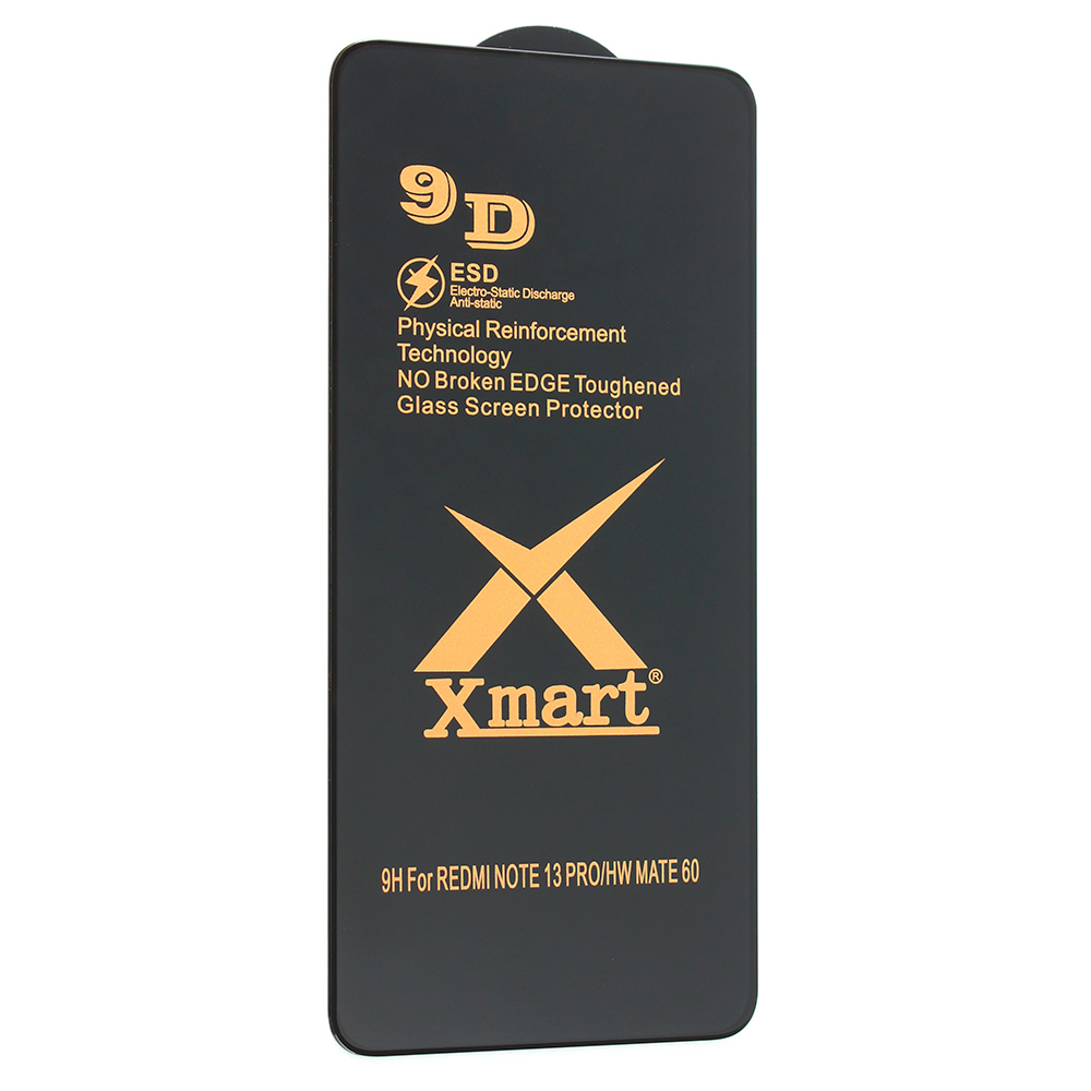 Zastitno staklo Tempered Glass X mart 9D za Xiaomi Redmi Note 13 Pro 4G/5G (EU) crni