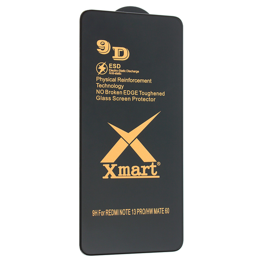 Zastitno staklo Tempered Glass X mart 9D za Xiaomi Redmi Note 13 Pro 4G/5G (EU) crni
