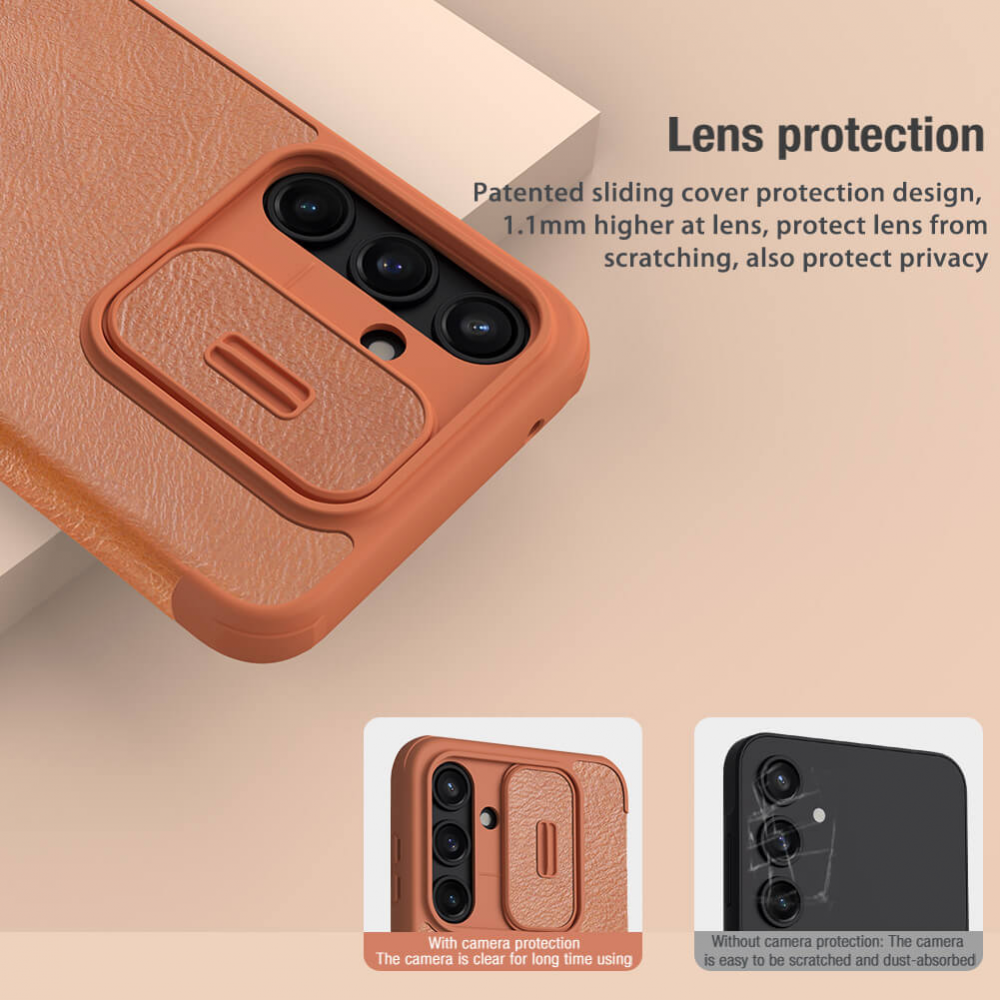 Torbica Nillkin Qin Pro za Samsung A556B Galaxy A55 5G crna