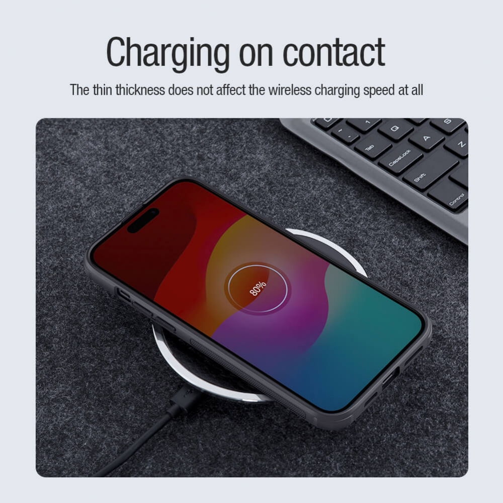 Torbica Nillkin Scrub Pro Magnetic za iPhone 15 6.1 crna
