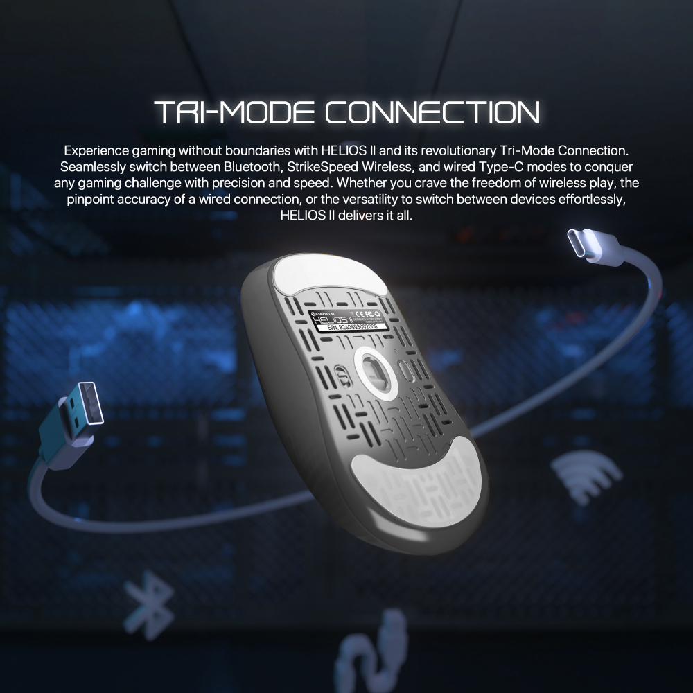 Mis Wireless Gaming Fantech XD3 (V3) 1K Helios II crni