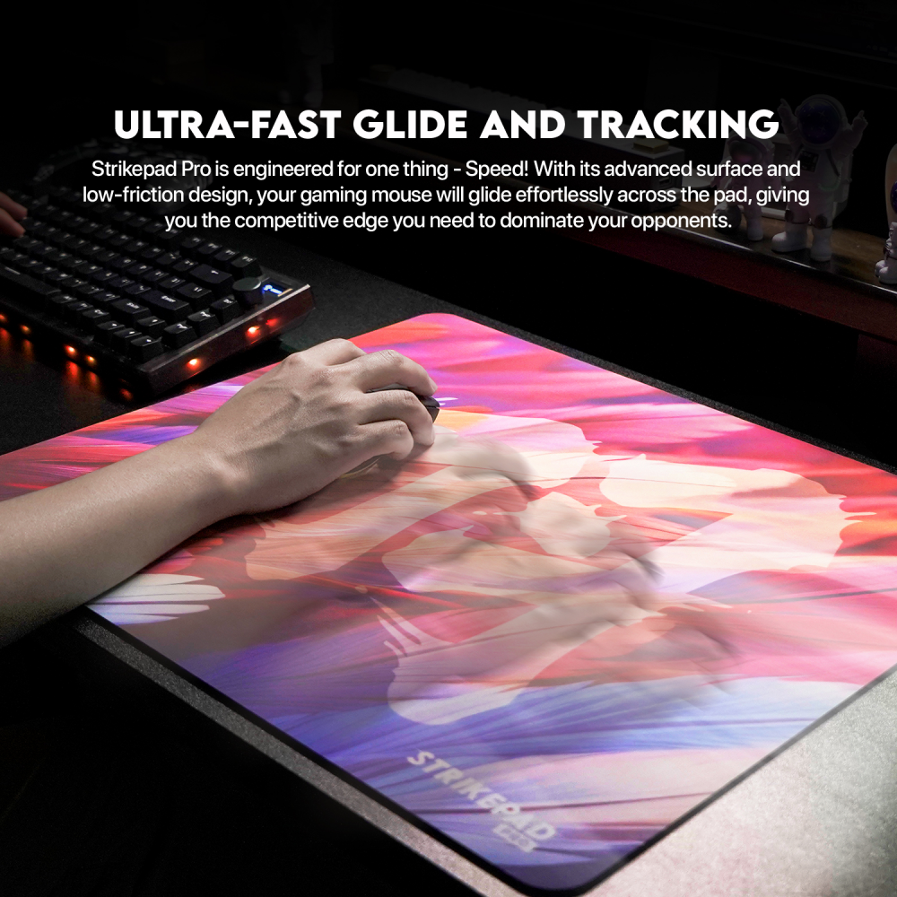 Podloga za mis Fantech MST491P Holographic Strikepad PRO crvena