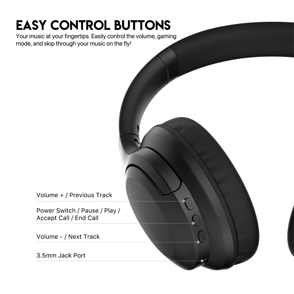 Bluetooth slusalice Fantech GO Vibe WH05 crne