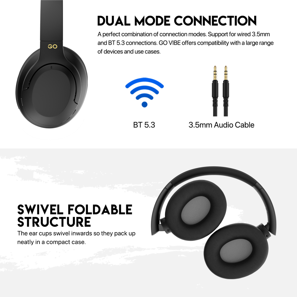 Bluetooth slusalice Fantech GO Vibe WH05 crne