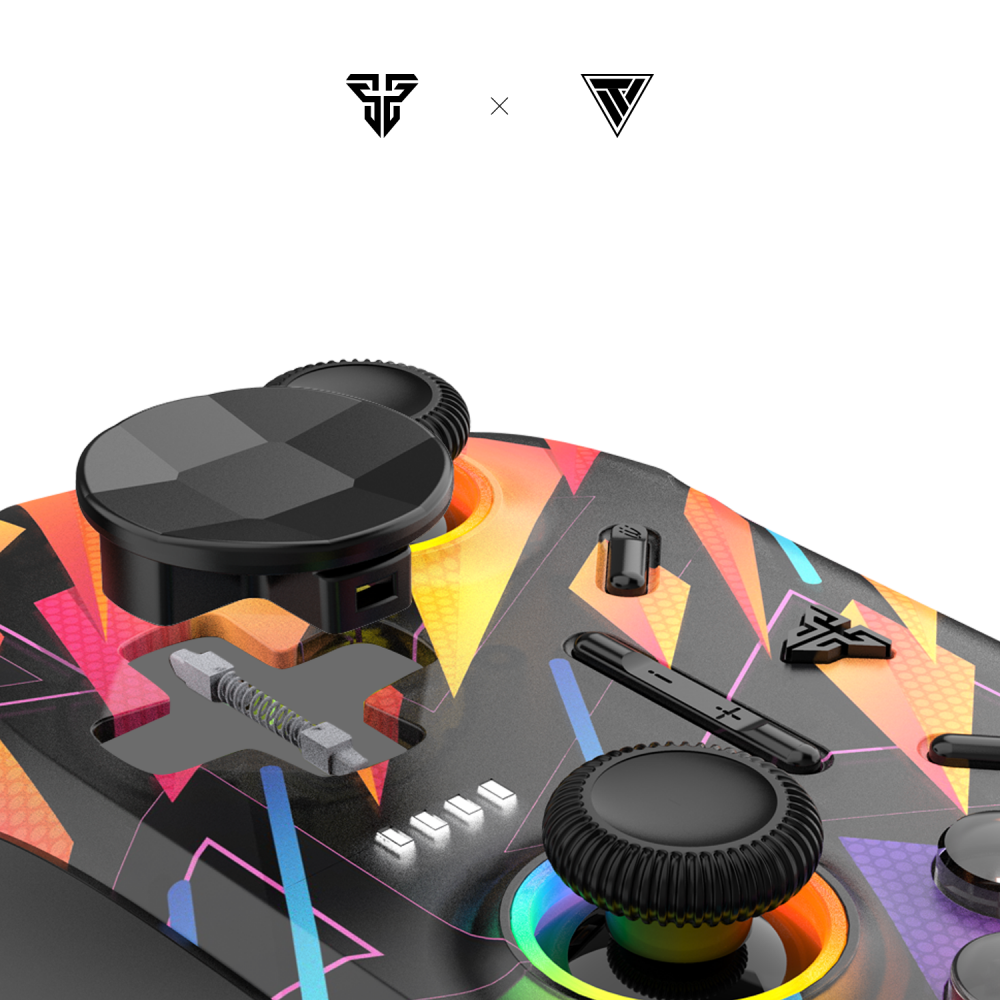 Joypad wireless Fantech WGP15 EOS PRO multiplatform RGB rainbow