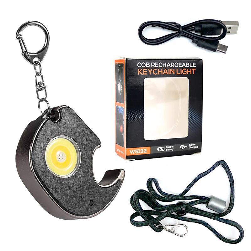 LED lampa privezak slonce, otvarac za flase, siva