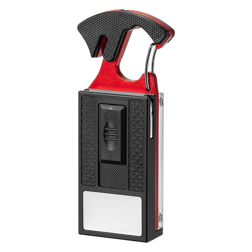 LED lampa privezak, otvarac za flase sa upaljacem i srafcigerima, crna