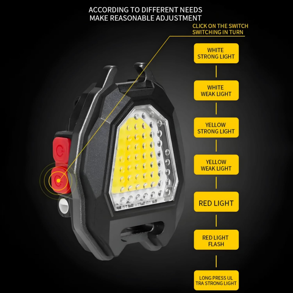 LED lampa privezak, otvarac za flase sa upaljacem, crna