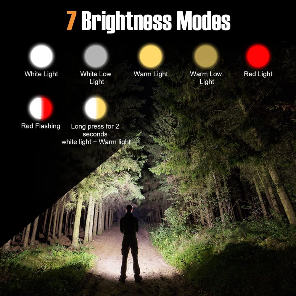 LED lampa privezak, otvarac za flase, univerzalni kljuc sa razbijacem stakla i srafcigerima, crna