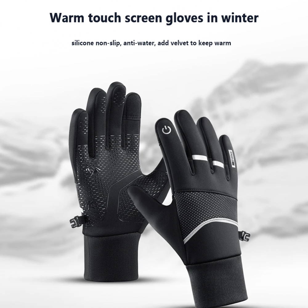 Rukavice za touch screen Vilico sive L
