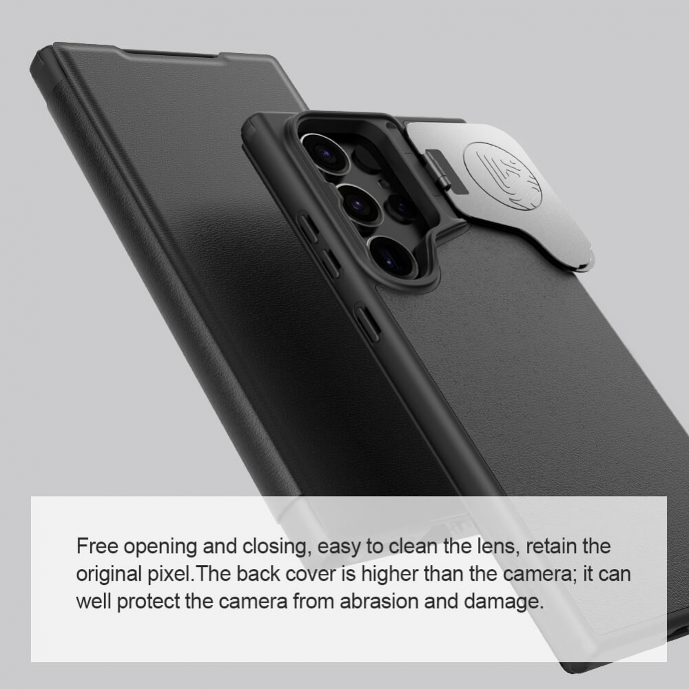 Torbica Nillkin Qin Prop za Samsung S928B Galaxy S24 Ultra crna