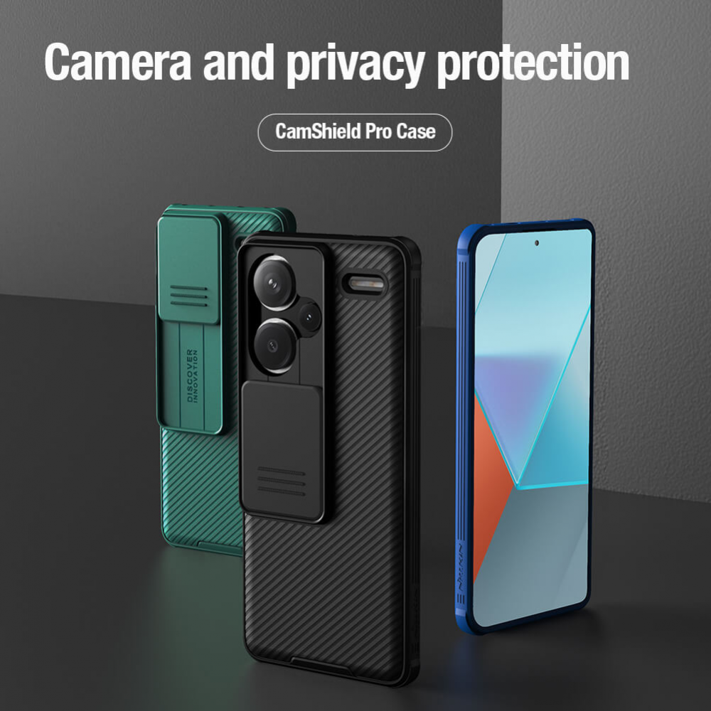 Torbica Nillkin CamShield Pro za Xiaomi Redmi Note 13 Pro Plus crna